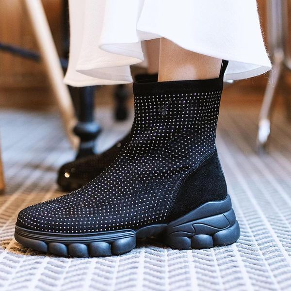 boots doratasia female rivet flock chunky heel platform fashion mid calf women punk brand leisure classic shoes woman, Black
boots doratasia female rivet flock chunky heel platform fashion mid calf women punk brand leisure classic shoes woman, Black