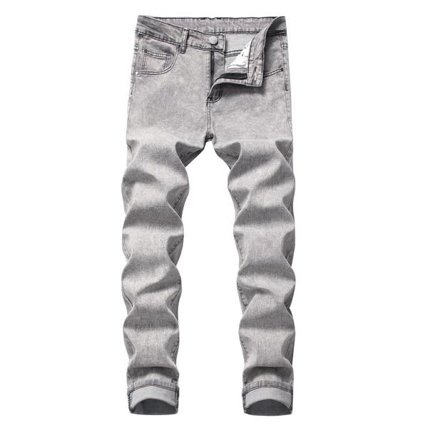 men's jeans in the spring of 2021 young elastic skinny grey cowboy pants. 8820, Blue
men's jeans in the spring of 2021 young elastic skinny grey cowboy pants. 8820, Blue