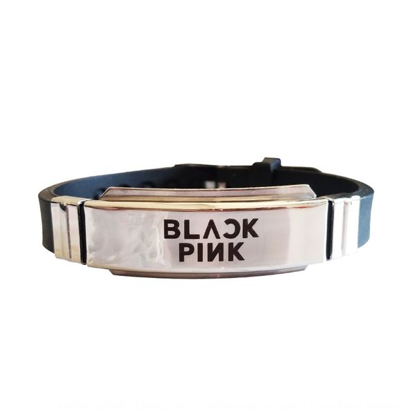 black pink silicone silicone bracelettitanium steel bracelet personal signature fans should help stainless steel bracelet xn47n, Golden;silver
black pink silicone silicone bracelettitanium steel bracelet personal signature fans should help stainless steel bracelet xn47n, Golden;silver