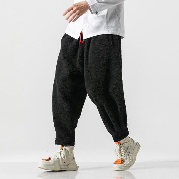 2020 men fleece harem pants mens casual elastic waist warm pants brand male joggers hip hop lamb wool trousers 5xl, Black
2020 men fleece harem pants mens casual elastic waist warm pants brand male joggers hip hop lamb wool trousers 5xl, Black