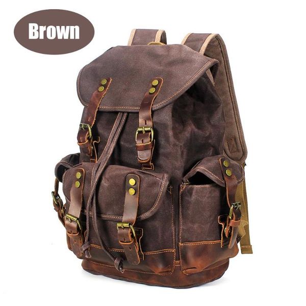 fashion vintage backpack waterproof outdoor climbing bag daypacks durable backpack high capacity 15" lapbag
fashion vintage backpack waterproof outdoor climbing bag daypacks durable backpack high capacity 15" lapbag