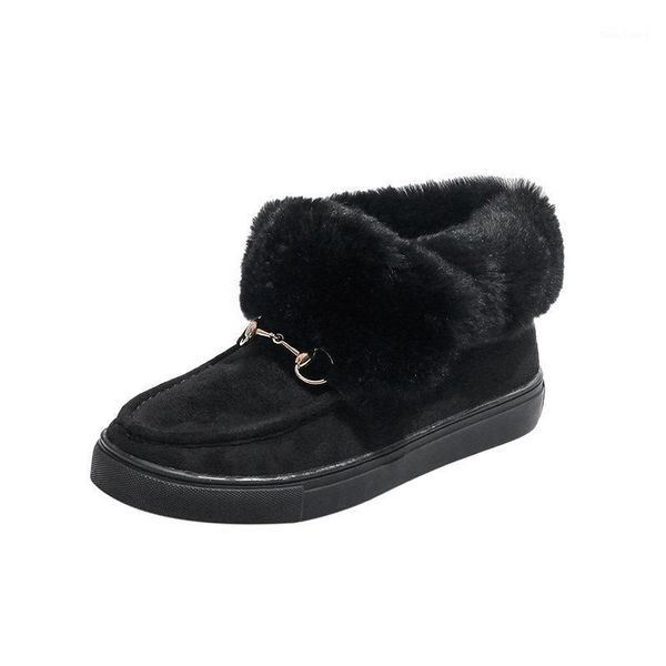2020 winter thickening real hair daily warm round head flat heel low tube mouth low side pure color leisure snow boots1, Black
2020 winter thickening real hair daily warm round head flat heel low tube mouth low side pure color leisure snow boots1, Black