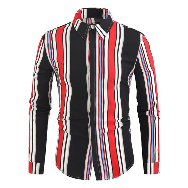 2021 new fashion casual men stripe print stand-up collar slim single breasted men mens long sleeve print shirt, White;black
2021 new fashion casual men stripe print stand-up collar slim single breasted men mens long sleeve print shirt, White;black