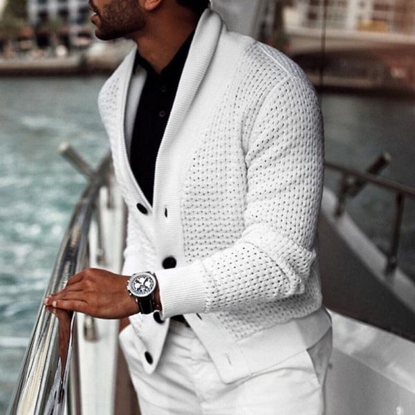 men's sweaters 2021 autumn men cardigan sweater coat warm knitting casual slim fit turtleneck jumpers winter business, White;black
men's sweaters 2021 autumn men cardigan sweater coat warm knitting casual slim fit turtleneck jumpers winter business, White;black