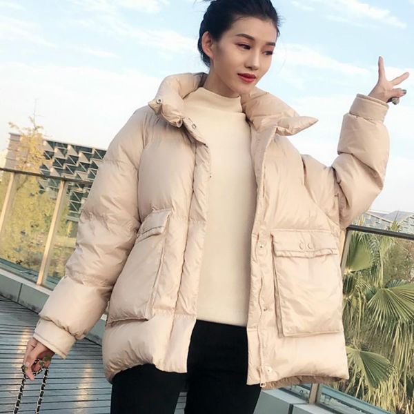 2020 new fashion autumn winter women parka casual women stand collar down jacket loose warm coat female casual winter jackets1, Black
2020 new fashion autumn winter women parka casual women stand collar down jacket loose warm coat female casual winter jackets1, Black