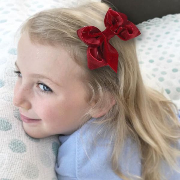 ncmama 4.5'' velvet hair clips for girl kids baby solid color hairbows handmade headwear hairpins fashion hair accessories, Slivery;white
ncmama 4.5'' velvet hair clips for girl kids baby solid color hairbows handmade headwear hairpins fashion hair accessories, Slivery;white