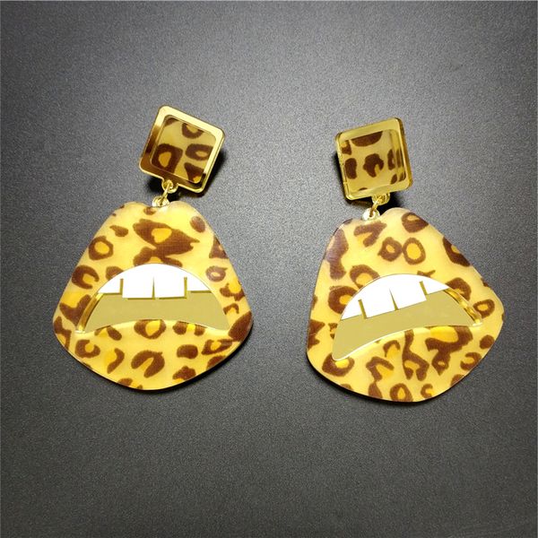 leopard print lips dangle drop earring for women party night club hiphop rock jewelry art festival accessories, Silver
leopard print lips dangle drop earring for women party night club hiphop rock jewelry art festival accessories, Silver