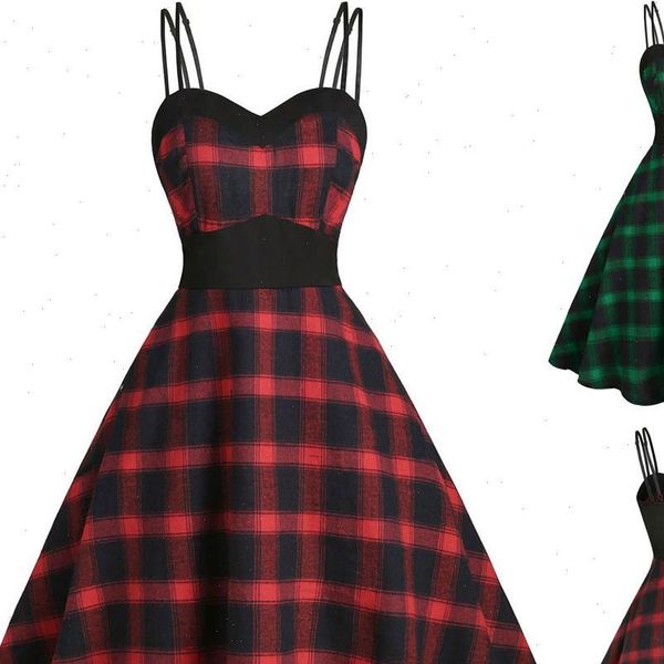 women fashion v neck plus size plaid print high waist strap knee legth dress fashion female party night dress vestidos 45, Black;gray
women fashion v neck plus size plaid print high waist strap knee legth dress fashion female party night dress vestidos 45, Black;gray
