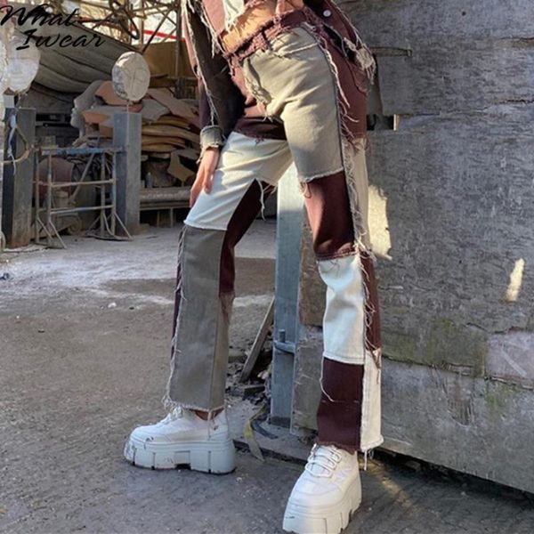 women's jeans women casual patchwork streetwear fashion pants high waist straight pant autumn slim femme bottoms lady trousers, Blue
women's jeans women casual patchwork streetwear fashion pants high waist straight pant autumn slim femme bottoms lady trousers, Blue