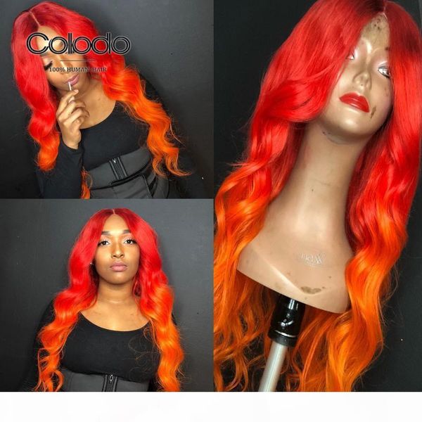 colodo ombre human hair wig remy brazilian red orange wig glueless 13x4 preplucked lace front human hair wigs for black women, Black;brown
colodo ombre human hair wig remy brazilian red orange wig glueless 13x4 preplucked lace front human hair wigs for black women, Black;brown
