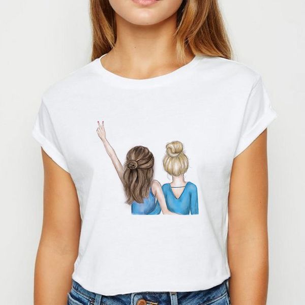 puls size e friendship tshirt young women ulzzang summer t shirt harajuku avant-garde recreational round neck t-shirt, White
puls size e friendship tshirt young women ulzzang summer t shirt harajuku avant-garde recreational round neck t-shirt, White