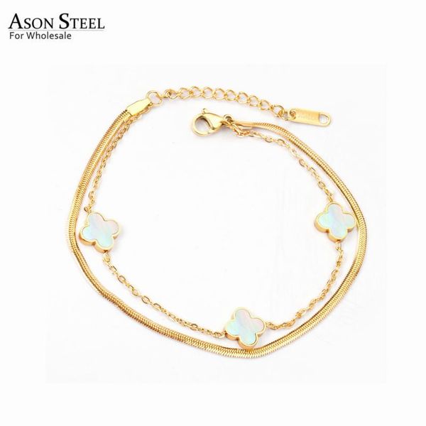 link, chain asonsteel elegant gold/silver color flower pendant with shell snake bracelet and 5cm extender for women jewelry gift, Black
link, chain asonsteel elegant gold/silver color flower pendant with shell snake bracelet and 5cm extender for women jewelry gift, Black
