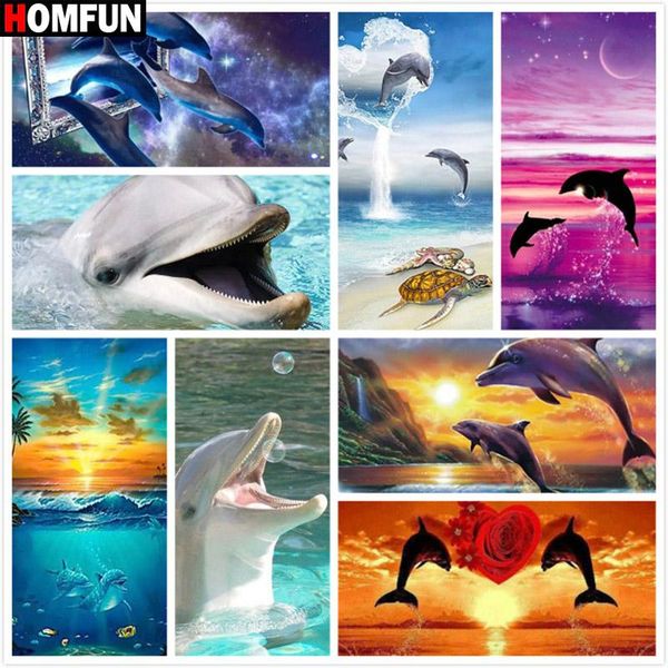 homfun diy full square round drill 5d diamond painting cross stitch diamond embroidery "animal dolphin landscape"home decor gift
homfun diy full square round drill 5d diamond painting cross stitch diamond embroidery "animal dolphin landscape"home decor gift