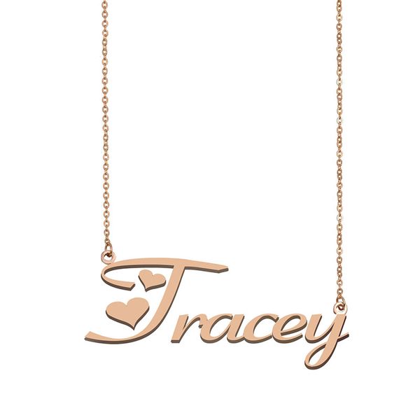 tracey name necklace custom nameplate pendant for women girls birthday gift kids friends jewelry 18k gold plated stainless steel, Silver
tracey name necklace custom nameplate pendant for women girls birthday gift kids friends jewelry 18k gold plated stainless steel, Silver