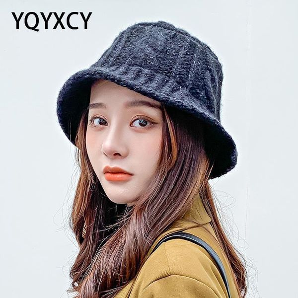 yqyxcy hat women winter knitted thick warm bucket hats fisherman cap flat casual korean fashion ladies men bob gorro, Blue;gray
yqyxcy hat women winter knitted thick warm bucket hats fisherman cap flat casual korean fashion ladies men bob gorro, Blue;gray