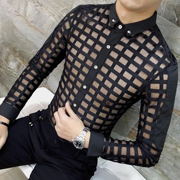 clothing fashion male autumn business long-sleeve shirt/men's lapel hollow out slim bud silk shirts s-2xl, White;black
clothing fashion male autumn business long-sleeve shirt/men's lapel hollow out slim bud silk shirts s-2xl, White;black