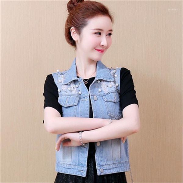 2019 spring summer korean beaded hole short section denim vest female wild thin vest fashion sleeveless jacket g10791, Black;white
2019 spring summer korean beaded hole short section denim vest female wild thin vest fashion sleeveless jacket g10791, Black;white