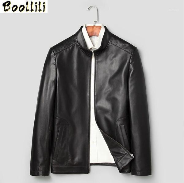 boollili men's leather jacket spring autumn genuine sheepskin leather jacket men casual coats and jackets1, Black
boollili men's leather jacket spring autumn genuine sheepskin leather jacket men casual coats and jackets1, Black