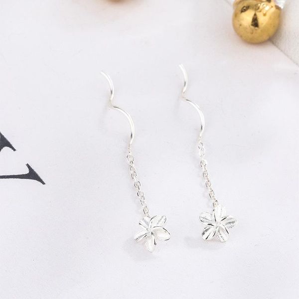 yinshihai s925 silver egg flower ear line female five petal flower short earrings exquisite plain flowers simple ear ornaments, Golden;silver
yinshihai s925 silver egg flower ear line female five petal flower short earrings exquisite plain flowers simple ear ornaments, Golden;silver