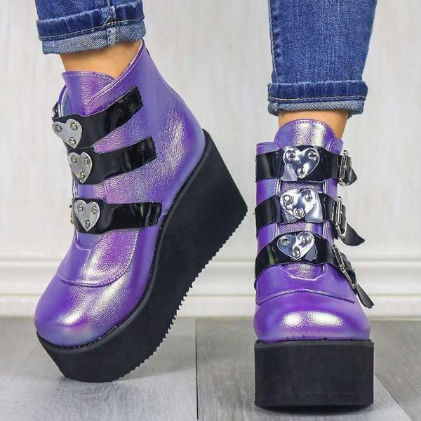 boots 2021 high platform ankle womenins brand fashion pvc strap decorating wedges shoes woman drop zapatos de mujer, Black
boots 2021 high platform ankle womenins brand fashion pvc strap decorating wedges shoes woman drop zapatos de mujer, Black