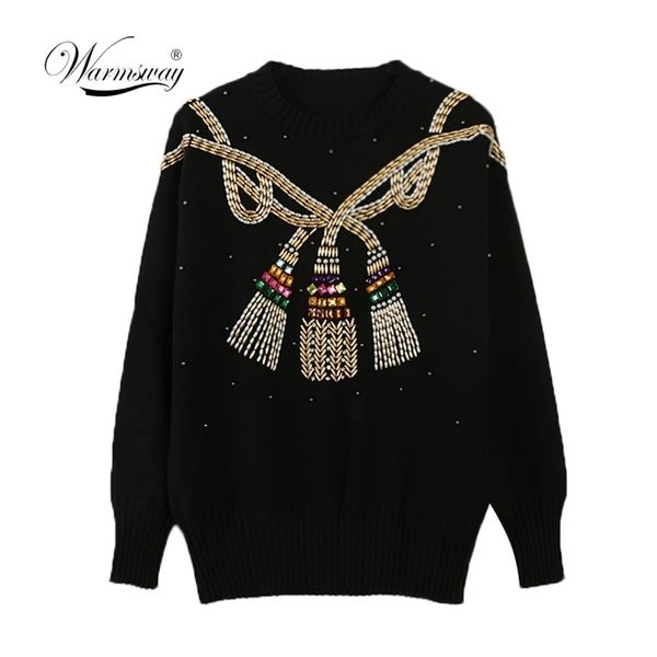 winter christmas runway women pullovers sweaters luxury beading vintage ladies knitted jumper clothes c-024 201221, White;black
winter christmas runway women pullovers sweaters luxury beading vintage ladies knitted jumper clothes c-024 201221, White;black