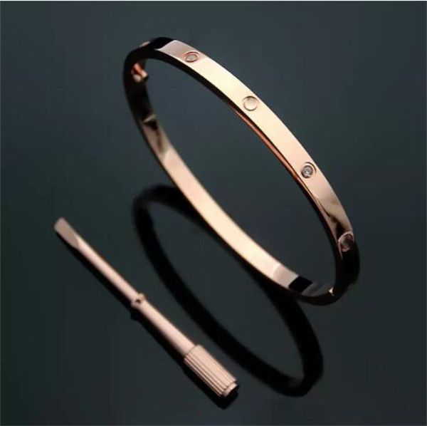 50%off 4mm thin silver bracelets bangles for women men titanium steel gold screwdriver bracelets lovers bracelet with box 16-19cm, Black
50%off 4mm thin silver bracelets bangles for women men titanium steel gold screwdriver bracelets lovers bracelet with box 16-19cm, Black