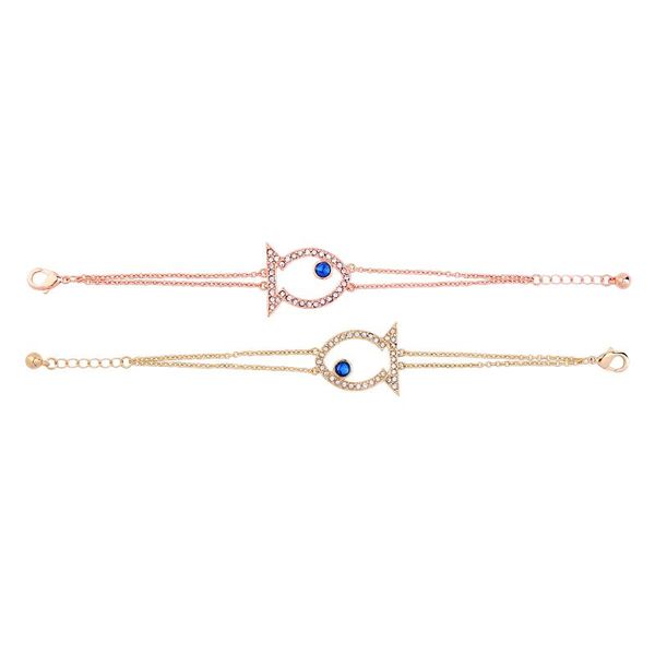 charm bracelets rose gold & color crystal fish bracelet 2021 fashion christmas gift korea bijoux female jewelry, Golden;silver
charm bracelets rose gold & color crystal fish bracelet 2021 fashion christmas gift korea bijoux female jewelry, Golden;silver