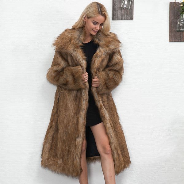 luxury artificial fur new winter women's clothing thick warm plush oversized outerwear elegant long slim hairy trench coat 
luxury artificial fur new winter women's clothing thick warm plush oversized outerwear elegant long slim hairy trench coat