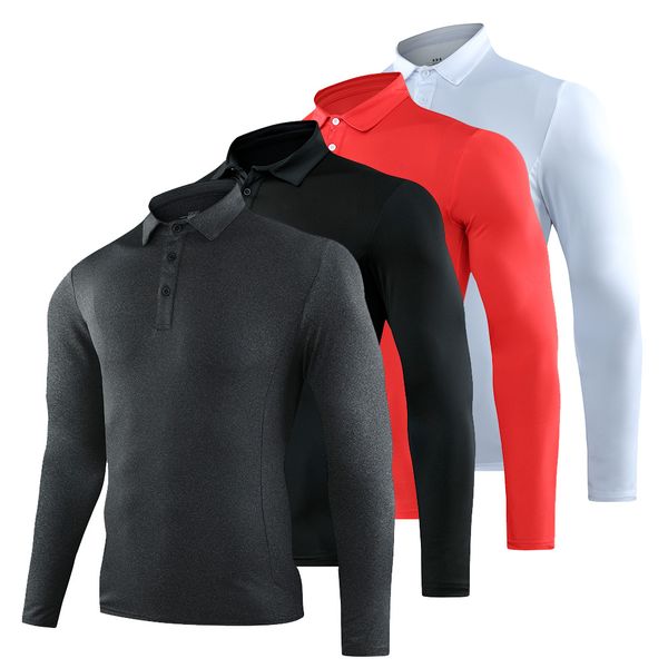 golf wear men's long sleeve sports golf shirt xs-xxxl casual sports shirt lapel sportswear, Black;blue
golf wear men's long sleeve sports golf shirt xs-xxxl casual sports shirt lapel sportswear, Black;blue