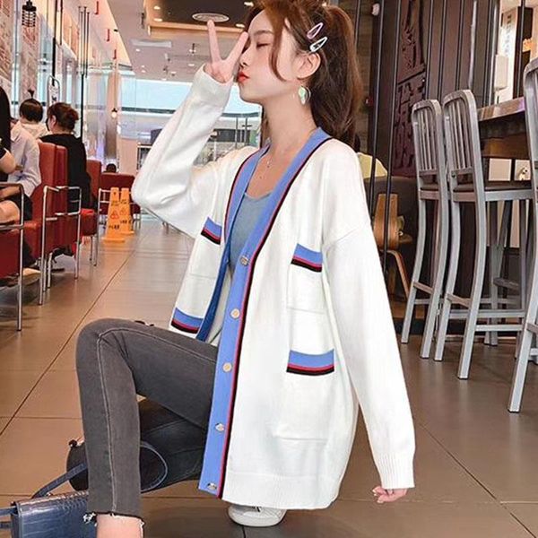 plus size female v neck autumn loose cardigan sweater long sleeve knitted open stitch fall warm knitwear outwear fashion 4xl 5xl, White;black
plus size female v neck autumn loose cardigan sweater long sleeve knitted open stitch fall warm knitwear outwear fashion 4xl 5xl, White;black