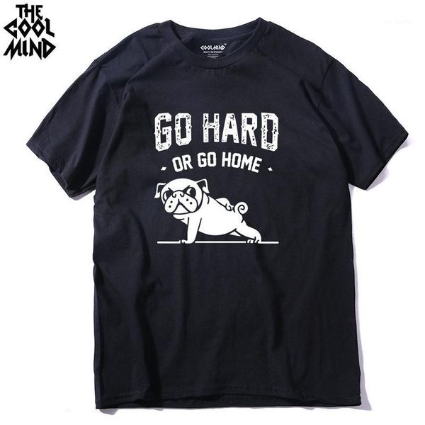 men's t-shirts coolmind pu0116a 100% cotton go home or hard pug printed men crewneck t shirt short sleeve o-neck t-shirt tees1, White;black
men's t-shirts coolmind pu0116a 100% cotton go home or hard pug printed men crewneck t shirt short sleeve o-neck t-shirt tees1, White;black