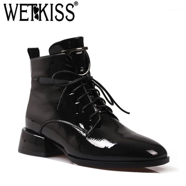 wetkiss women ankle boots chunky heels lace up low block heels booties autumn winter shoes side zipper square toe woman boots1, Black
wetkiss women ankle boots chunky heels lace up low block heels booties autumn winter shoes side zipper square toe woman boots1, Black