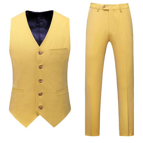 men's suits & blazers business vest vintage fashion casual 2 piece trousers single-breasted slim fit suit wedding event meeting, White;black
men's suits & blazers business vest vintage fashion casual 2 piece trousers single-breasted slim fit suit wedding event meeting, White;black