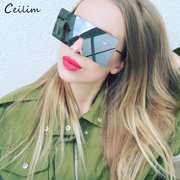 oversized one piece square designer sunglasses women new luxury brand rimless sun glasses retro vintage gradient eyewear big shades, White;black
oversized one piece square designer sunglasses women new luxury brand rimless sun glasses retro vintage gradient eyewear big shades, White;black