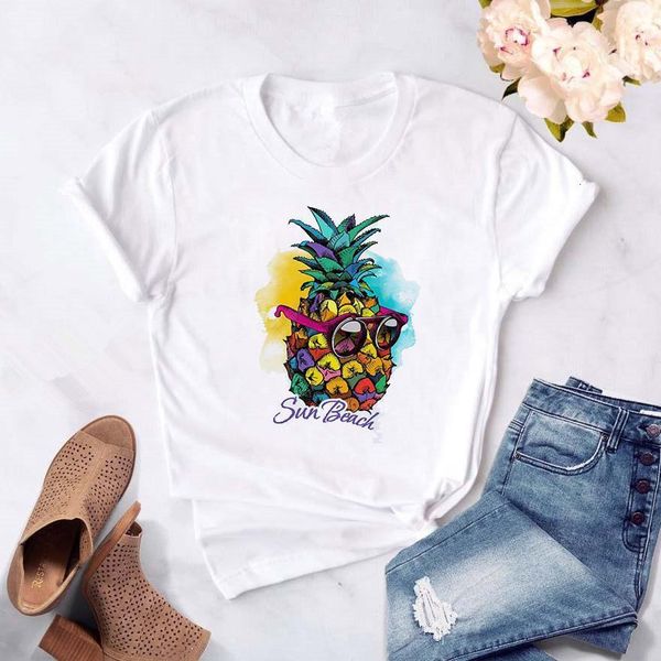 new summer women tshirt casual short sleeve o-neck tee fruit printed cute tee shirts female kawaii grpahic t-shirt, White
new summer women tshirt casual short sleeve o-neck tee fruit printed cute tee shirts female kawaii grpahic t-shirt, White