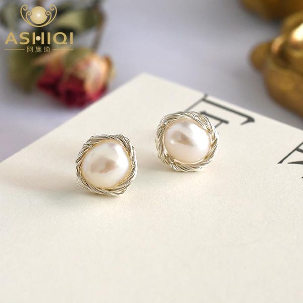 ashiqi handmade real 925 silver stud необычные серьги 2020 trendy для женщин природные пресной воды pearl jewelry gift, Golden;silver
ashiqi handmade real 925 silver stud необычные серьги 2020 trendy для женщин природные пресной воды pearl jewelry gift, Golden;silver