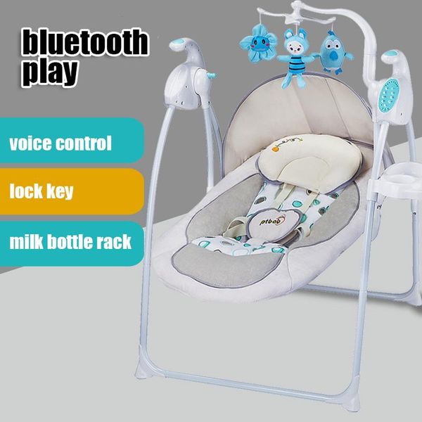 infant baby deluxe portable electric bluetooth musical rocking chair cradle bed placating crib soft voice control recline chair
infant baby deluxe portable electric bluetooth musical rocking chair cradle bed placating crib soft voice control recline chair