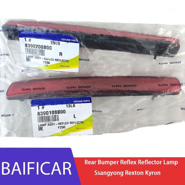baificar brand new genuine left right rear bumper reflex reflector lamp 8390108b00 8390208b00 for ssangyong rexton kyron1
baificar brand new genuine left right rear bumper reflex reflector lamp 8390108b00 8390208b00 for ssangyong rexton kyron1