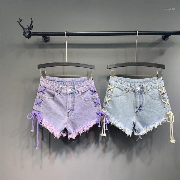 women's jeans denim shorts women pantalones casual drawstring summer mujer slim dm0011, Blue
women's jeans denim shorts women pantalones casual drawstring summer mujer slim dm0011, Blue