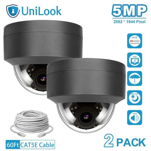 unilook 5mp poe ip camera 2pcs gray in package outdoor security camera built-in mic ip66 ir 30m hikvision compatible onvif h.2651
unilook 5mp poe ip camera 2pcs gray in package outdoor security camera built-in mic ip66 ir 30m hikvision compatible onvif h.2651
