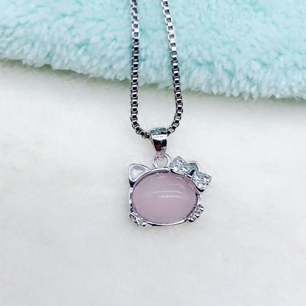 cute cat eye stone pendant necklaces cat bohemian statement necklace female elegant color silver necklace
cute cat eye stone pendant necklaces cat bohemian statement necklace female elegant color silver necklace