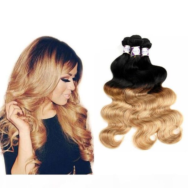 t 1b 27# dark root honey blonde body wave ombre human hair weave 3 bundles 100g pcs brazilian virgin hair extensions 10-30 inch, Black
t 1b 27# dark root honey blonde body wave ombre human hair weave 3 bundles 100g pcs brazilian virgin hair extensions 10-30 inch, Black