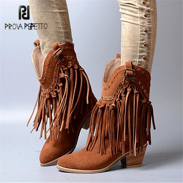boots prova perfetto full tassels women chunky high heel suede fringed slip on platform pumps rivets autumn winter botas, Black
boots prova perfetto full tassels women chunky high heel suede fringed slip on platform pumps rivets autumn winter botas, Black