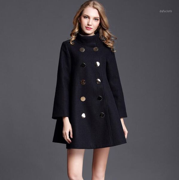 2020 autumn winter black cloak coat stand collar double breasted solid overcoat woolen cape coats women clothing1
2020 autumn winter black cloak coat stand collar double breasted solid overcoat woolen cape coats women clothing1