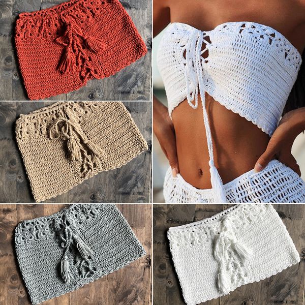 summer sexy женщины бикини top бинты полым из кисточкой купальник с рукавами summer crochet top swimwear 2020 bikini, White;black
summer sexy женщины бикини top бинты полым из кисточкой купальник с рукавами summer crochet top swimwear 2020 bikini, White;black