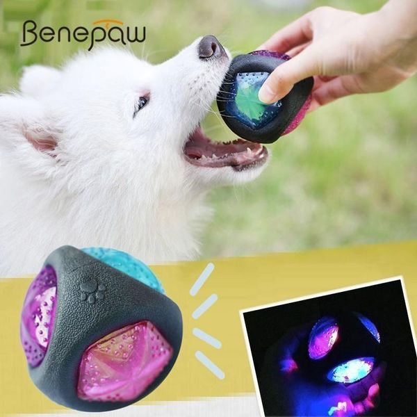 dog toys & chews benepaw elastic flash led ball rubber durable bite-resistant interactive small large pets safe sound squeaker game
dog toys & chews benepaw elastic flash led ball rubber durable bite-resistant interactive small large pets safe sound squeaker game