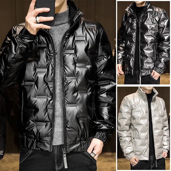 down jacket light coat 2020 new hooded short autumn and winter handsome bright face fashion men's wear, Black;brown
down jacket light coat 2020 new hooded short autumn and winter handsome bright face fashion men's wear, Black;brown