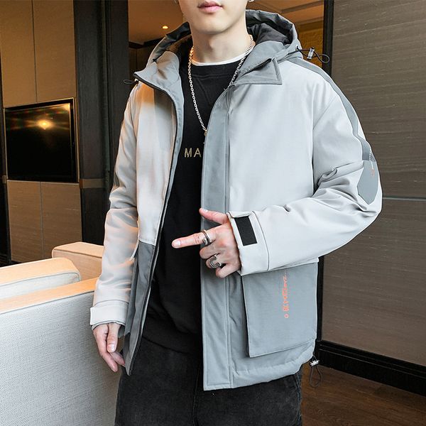 men's 2020 new down korean fashion leisure handsome cotton padded winter warm jaet, Black
men's 2020 new down korean fashion leisure handsome cotton padded winter warm jaet, Black