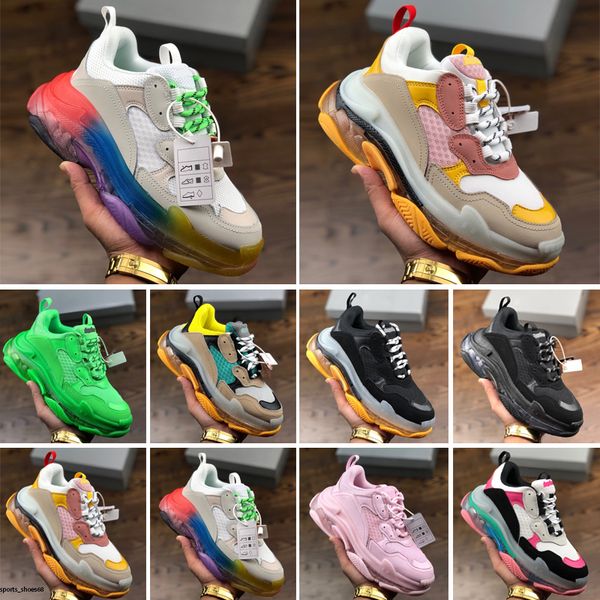 triple s paris luxury designer shoes mens triple black white grey beige green yellow vintage women casual dad sneakers, White;red
triple s paris luxury designer shoes mens triple black white grey beige green yellow vintage women casual dad sneakers, White;red