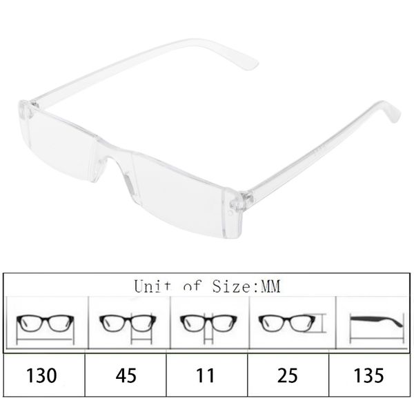 transparent one presbyopic eyeglasses glasses reading piece clear +1.00 to +4.00
transparent one presbyopic eyeglasses glasses reading piece clear +1.00 to +4.00